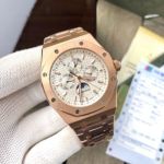 Audemars Piguet  Royal Oak  Series 2813 Automatic Movement White 41mm Watch